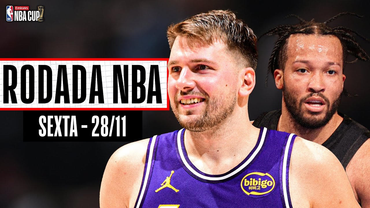 DONCIC dá aula em duelo contra FLAGG; Quartas da NBA CUP definidas! 🏆- Rodada NBA 28/11