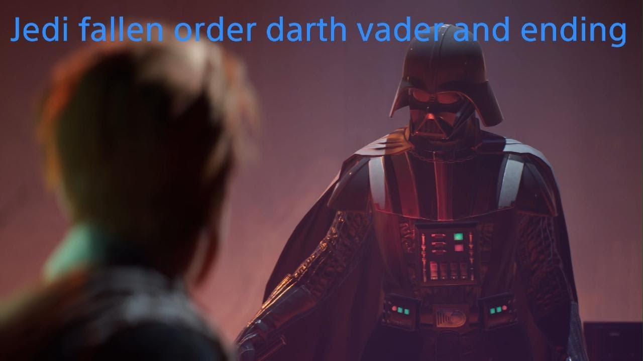 Jedi fallen order darth vader and ending - YouTube