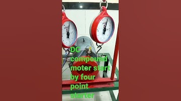 ITI practical DC shunt motor start by four point starter
