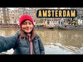 AMSTERDAM TRAVEL VLOG | Eating the Best Food in Amsterdam! Rainy Day in Amsterdam 🇳🇱