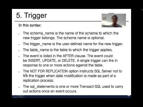 Chapter 5 ការប្រើប្រាស់ Trigger
