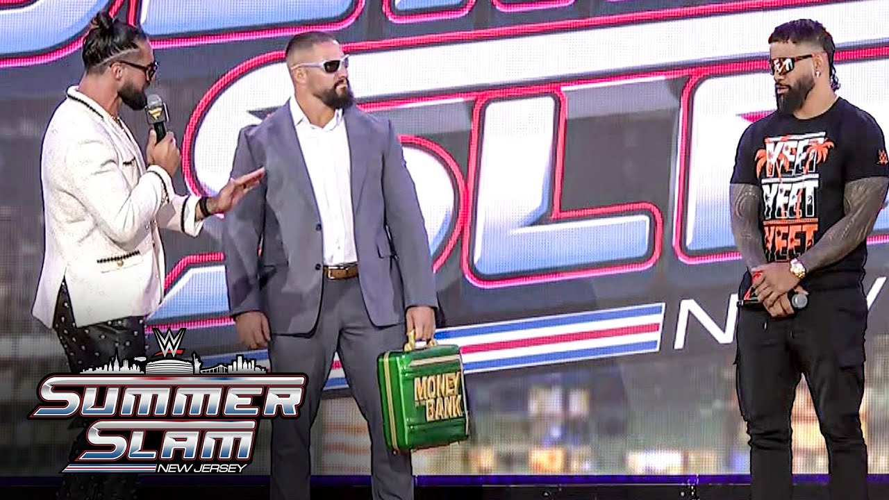 Seth Rollins wishes Jey Uso luck: SummerSlam 2025 Kickoff highlights
