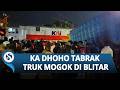 KA Dhoho Tabrak Truk Mogok di Blitar saat Adzan, Sopir Panik Dorong Kendaraan, Sirene Berbunyi