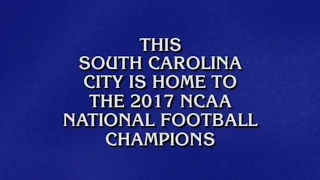 Jeopardy Question Clemson February 16, 2017