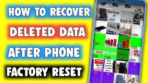 How to recover data after factory reset android without computer