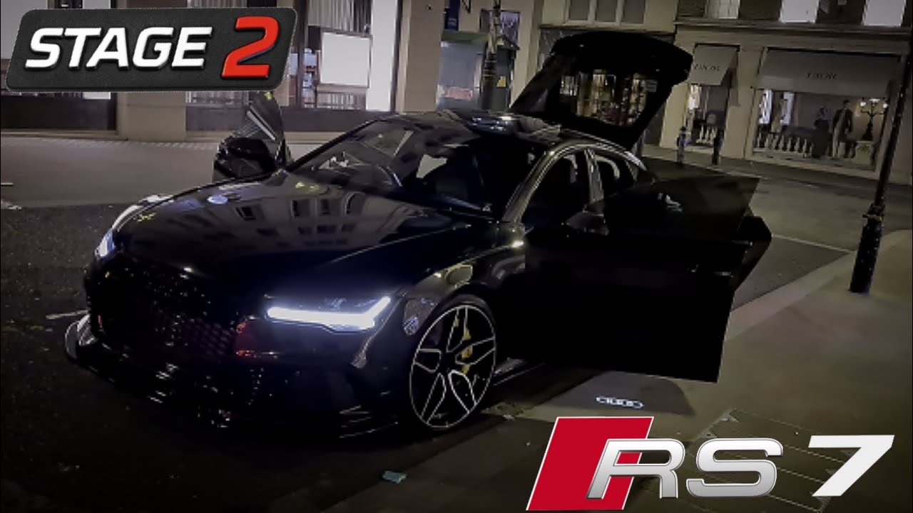 AUDI RS7 735 BHP STAGE 2 THROUGH LONDON CITY