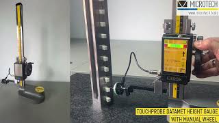 Datamet Touchprobe Micron Tablet Height Gauge Adopted To Industry 4.0