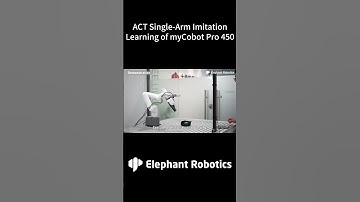 myCobot Pro 450 | Discover how to teach your 6-axis robot arm with #ACT imitation learning #robotics