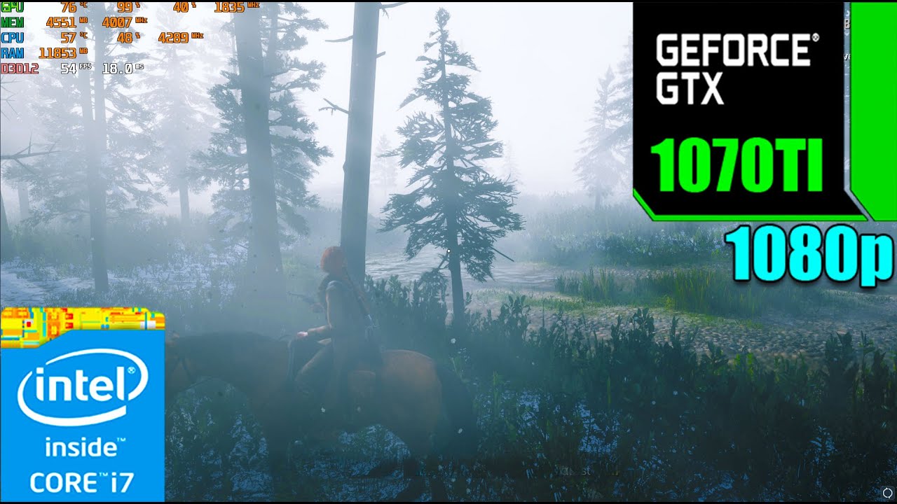 Red Dead Redemption II : GTX 1070 TI 8GB | Balanced Settings | 1080p