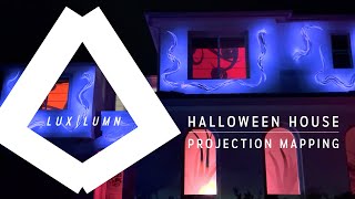 Projection Mapping Halloween House 2021 | LUX LUMN artist reel