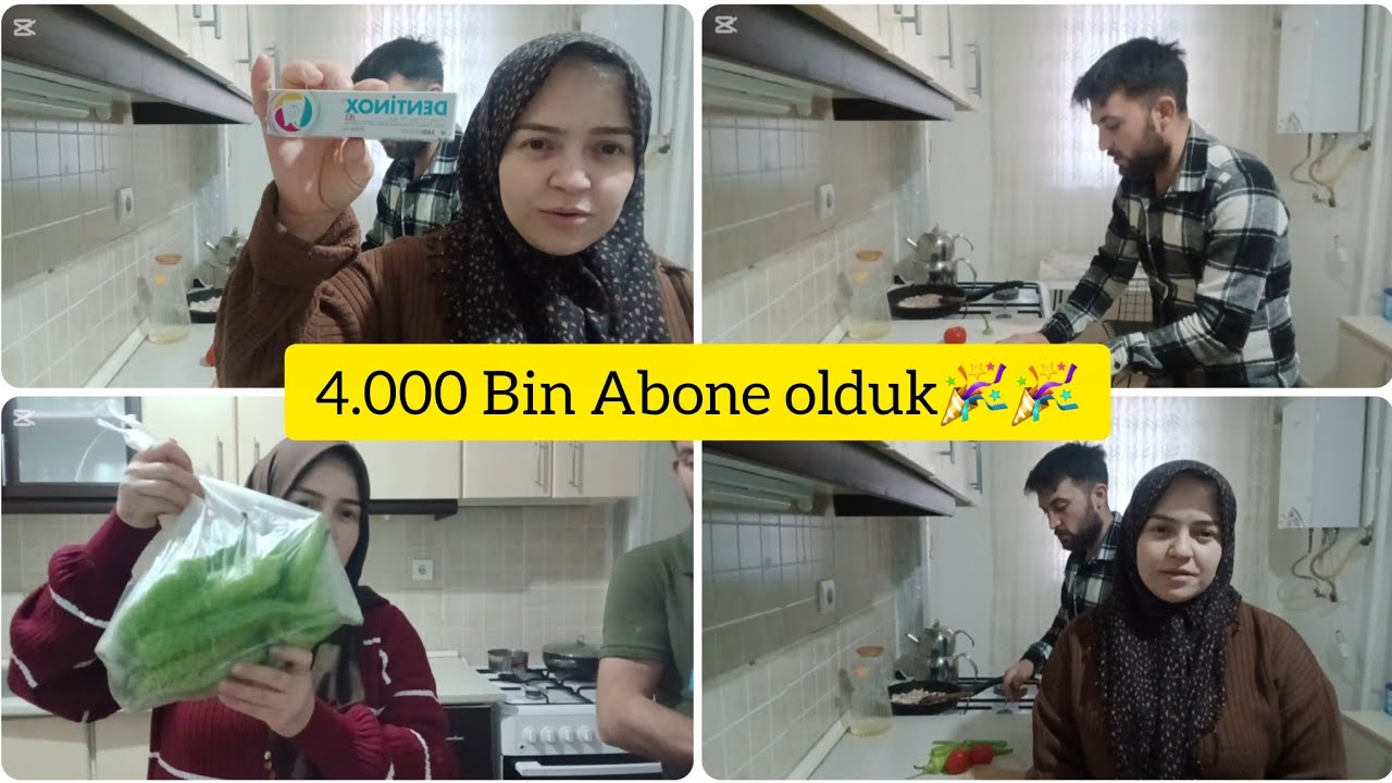 4.000 BİN ABONE OLDUK🎉 | MARKET ALIŞVERİŞİ | İFTAR HAZIRLIĞI 2. GÜN ✨️