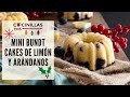 Mini Bundt Cakes de Limón y Arándanos | Especial Navidad  Recetas⎪Thermomix