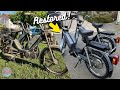 Restoration of two abandoned old motorcycles jawa babetta 210  restoration part 3  final assembly