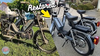 Restoration of two Abandoned Old Motorcycles- JAWA Babetta 210 | RESTORATION PART 3 | FINAL ASSEMBLY