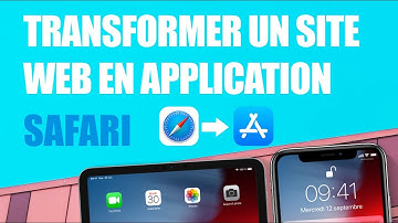 Transformer un site web en application sur iPhone & iPad