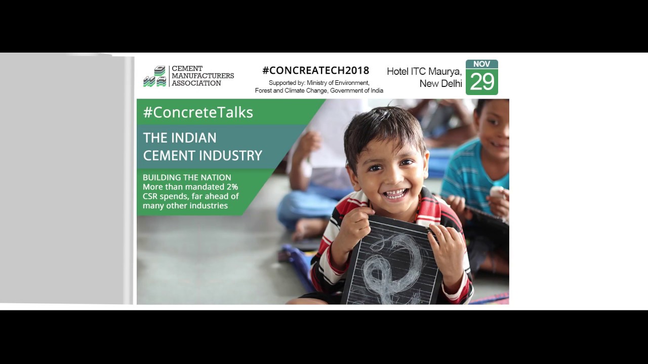 Concrete Talks - Cement Manufacturers Association, Concreatech 2018