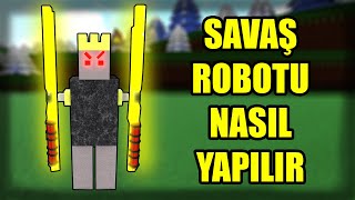 SAVAŞ ROBOTU NASIL YAPILIR | Roblox Gemi Yapma Oyunu | Build A Boat screenshot 2