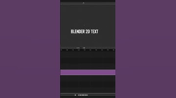 Blender Video Editing, Easy  text animation #shorts