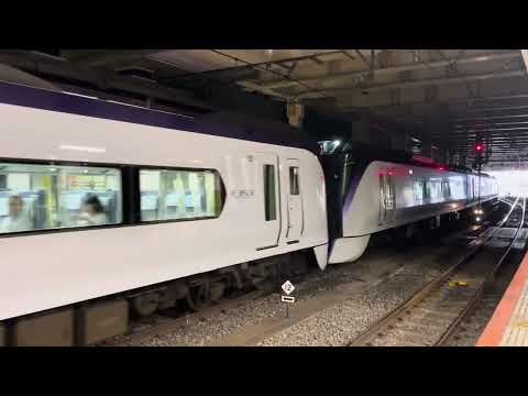 【#E353系 】新宿駅10番線入線