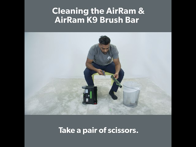 gtech airram remove brush bar