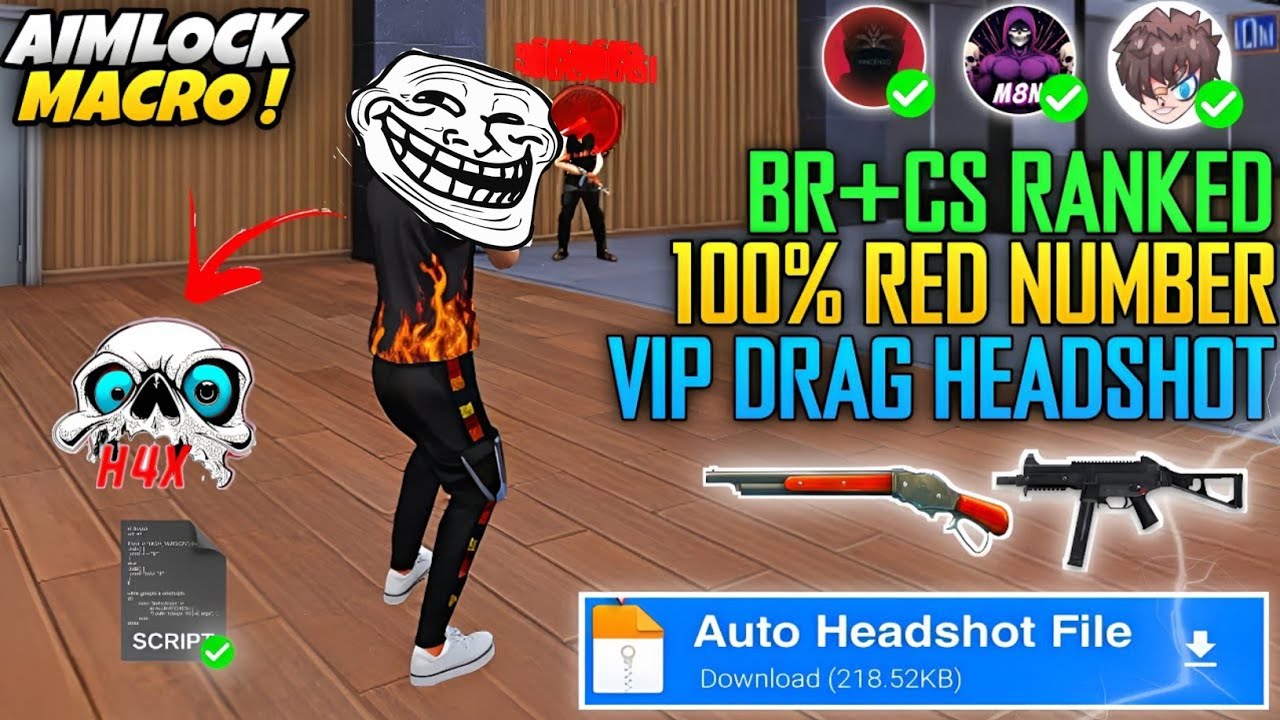 Auto Headshot Config File Freefire aimbot + aimlock🚀 step by step process TAMIL