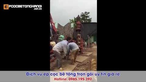 Báo giá ép cọc bê tông Quận Tây
