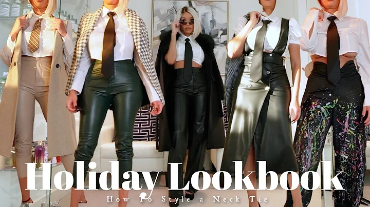 VLOGMAS DAY 21 HOLIDAY LOOKBOOK | How to Style a N...