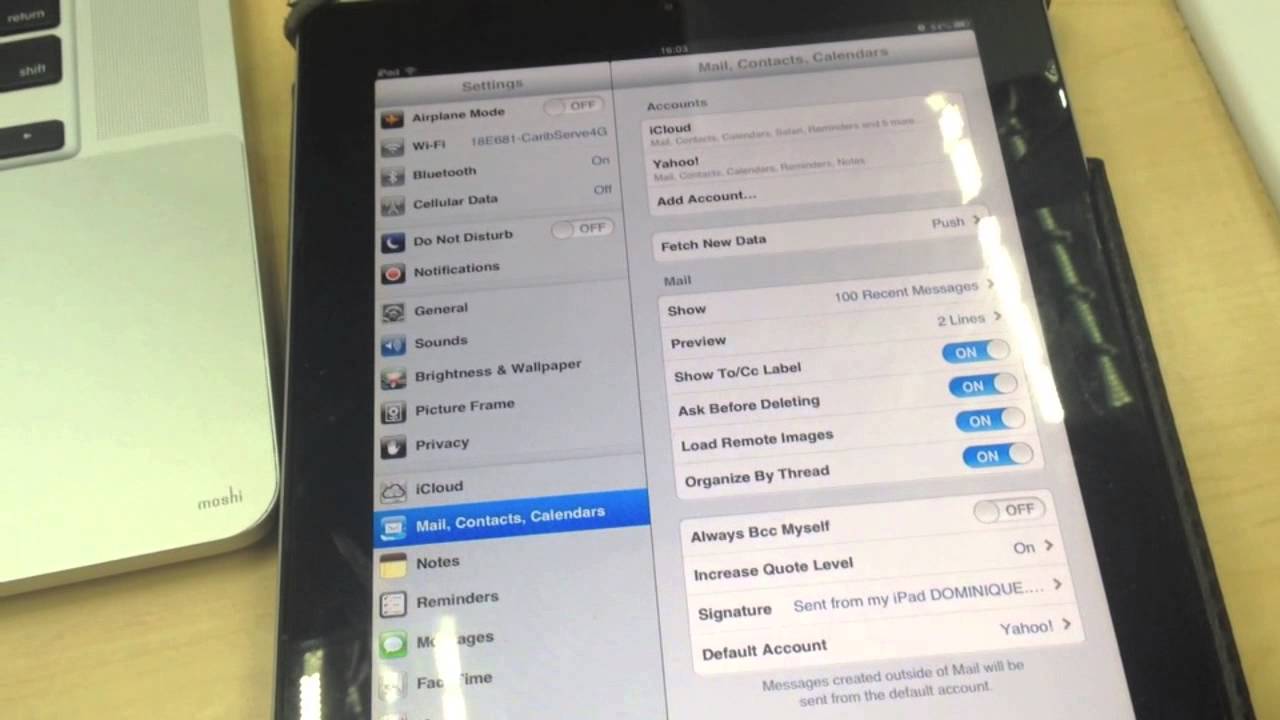 iPad Mail Glitch IOS 6.1.3 - YouTube