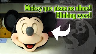 Mickey que pisca - animatronic