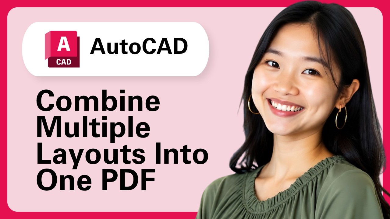 AutoCAD: Combine Multiple Layouts Into One PDF (Batch Plot Tutorial ...