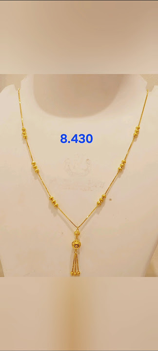 Moti wala gold chain design for women#gold#chain#mystatusgold