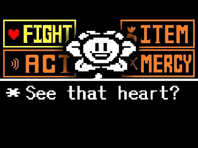 UNDERTALE – UNDERTALE: Beginning of Game / First Meeting With Flowey  (Script)