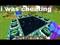 I Secretly Used CREATIVE MODE To Cheat In A Speedrun Competition...