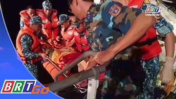 Bộ Tư lệnh Vùng Cảnh sát biển 3 cấp cứu ngư dân bị nạn trên biển | BRTgo