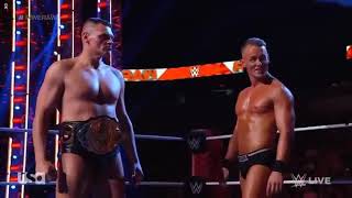 Wwe Raw Maine Event In Keven Owens Sami Zayn And Impiriyam And Gunther Raw Sang