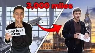 FLYING ACROSS THE WORLD TO SURPRISE A STRANGER