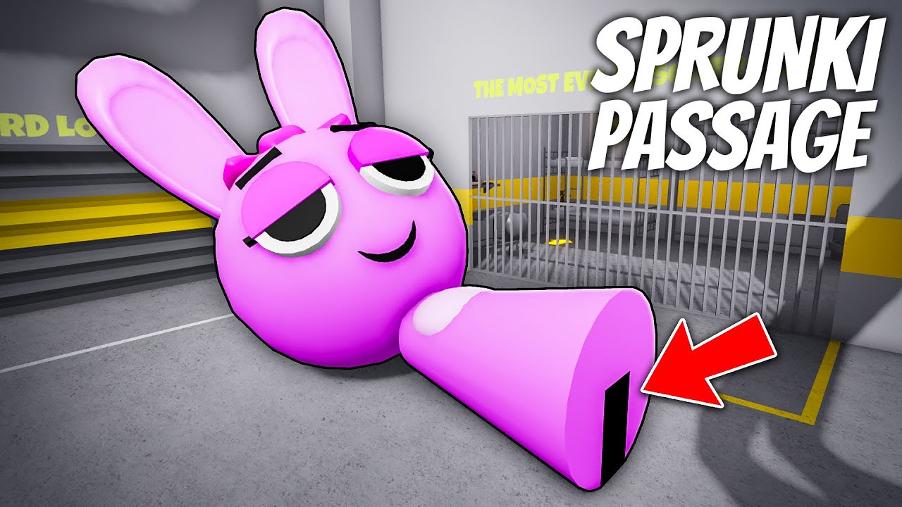 I found a TINY DOOR inside a SPRUNKI PINKI in BARRY'S PRISON RUN! What's INSIDE the SPRUNKI GIRL ?