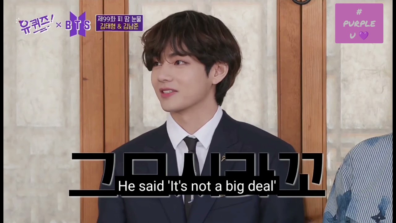 You Quiz On The Block episode 210 with BTS V / Kim Taehyung Aired