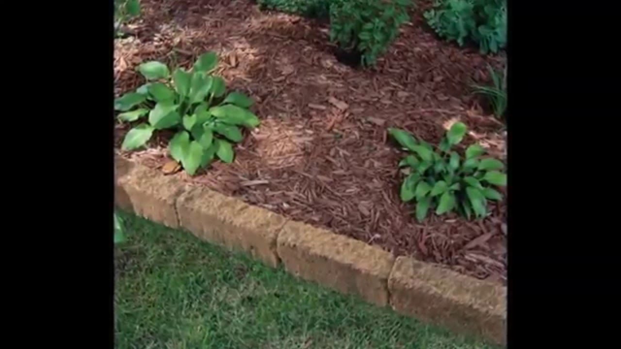 Green garden border edging ideas - YouTube
