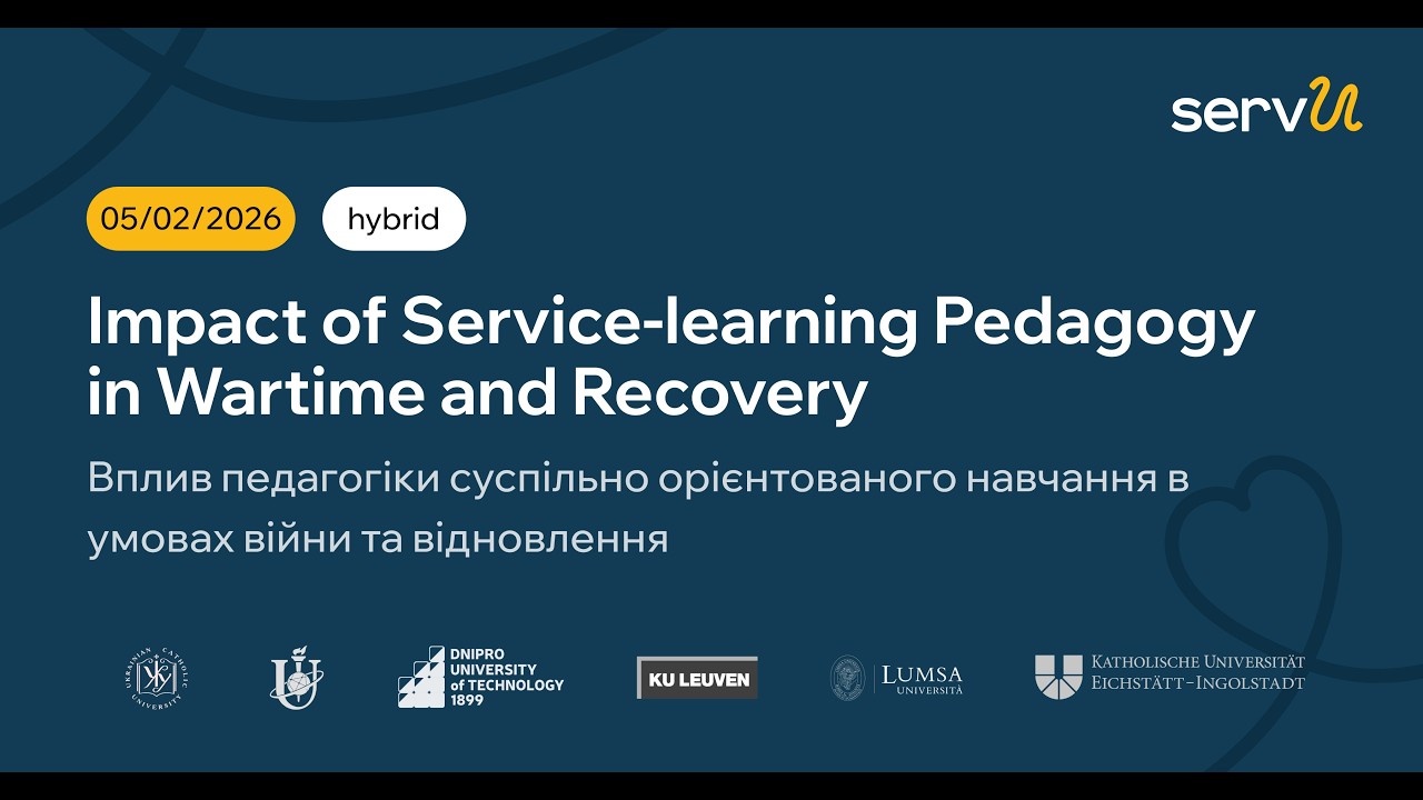 Impact of Service-Learning Pedagogy in Wartime and Recovery | ServU Project Seminar
