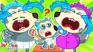 Mommy, Daddy! Please Stop Crying! 🥴 Take Care Baby Song 🎶 Wolfoo Nursery Rhymes & Kids Songs