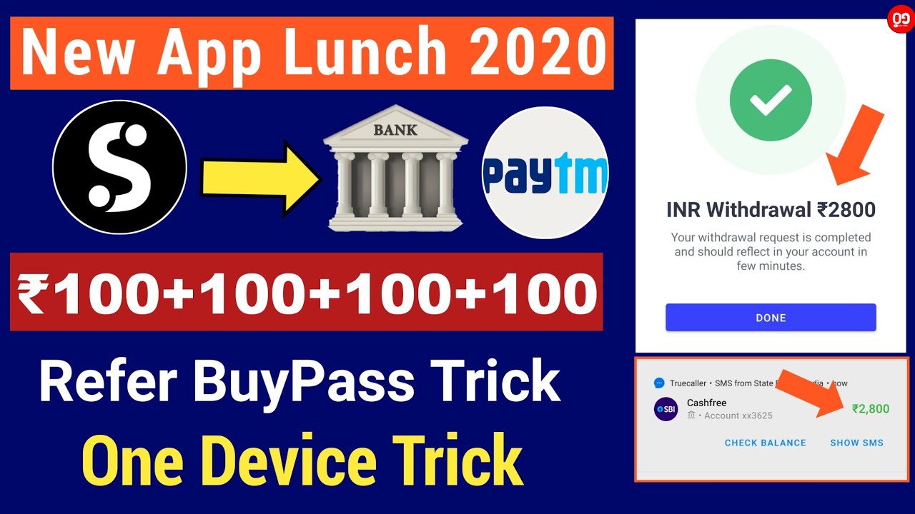 😱 CoinSwitch App Refer Bypass Trick CoinSwitch App Refer Unlimited Trick earn money YouTube