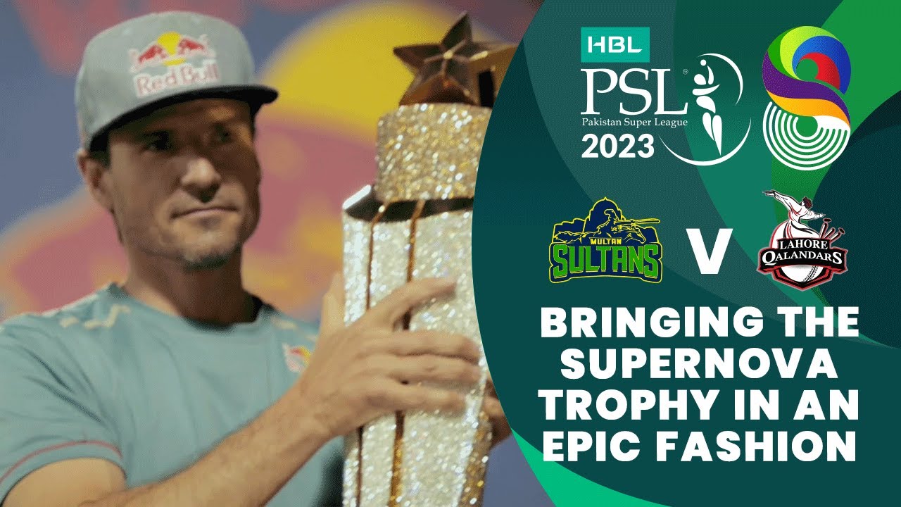 The paramotor act: bringing the Supernova Trophy in an epic fashion 🏆🪂 | HBL PSL 8 | MI2T