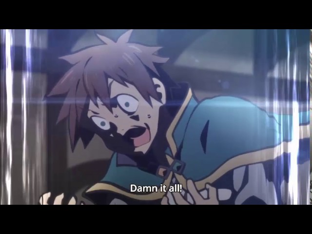 Meme anime gracioso konosuba kazuma y aqua mirada reggeaton. 