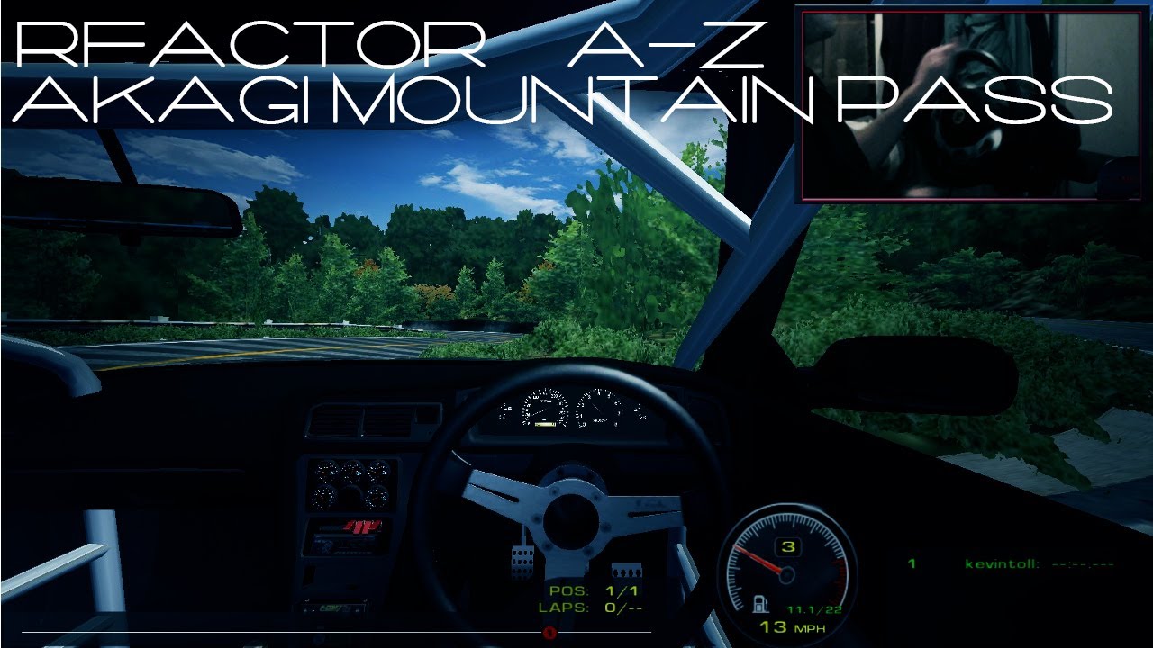 Rfactor drifting Track A Z Akagi Mountain Pass YouTube