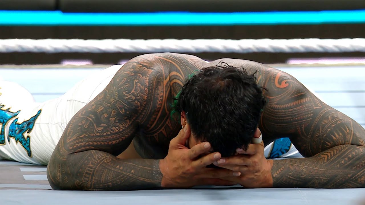 When You Realize Your WrestleMania Match Just Ended In Disappointment