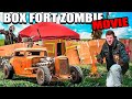 1000 ZOMBIES Vs MY Box Fort! 24 Hour Challenge The Movie