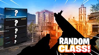 i used a RANDOM CLASS GENERATOR...(Modern Warfare) -this class SUCKED