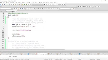 How to draw a line in code blocks (C++ programming)