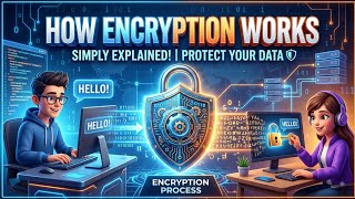 How Does Encryption Work♻️♻️🤔🤔. Simply Explained.  Protect Your Data 💯✨️❤️